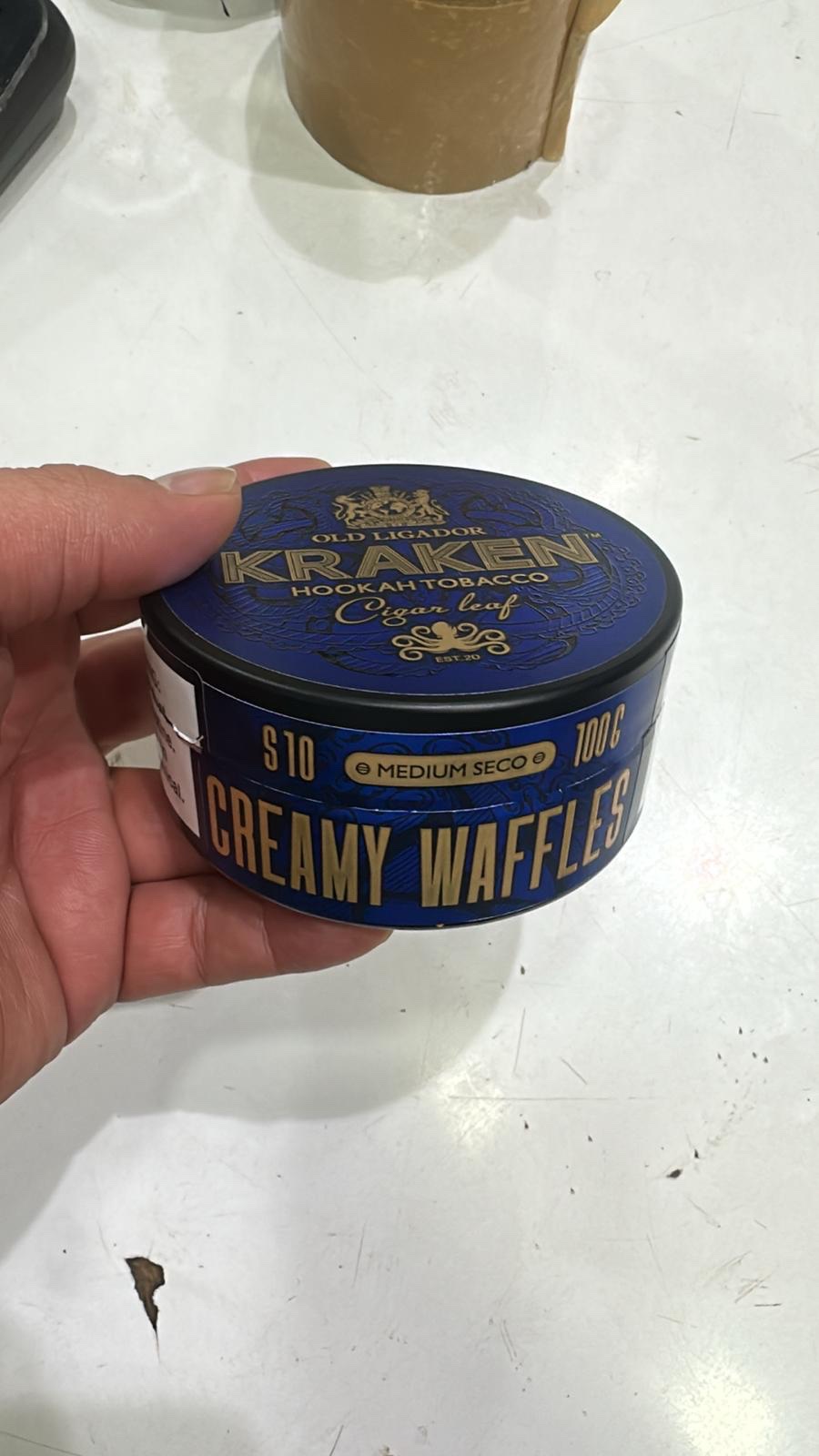 9420e25e-a7c6-4f16-88ad-4484d89075b8.jpeg Kraken 100 gr medium krema waffle - Görsel 1