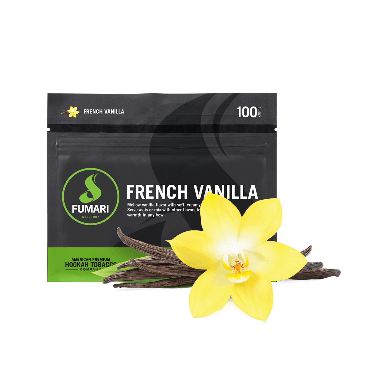 Fumari-French-Vanilla.png Fumari French Vanilla 100 Gr - Görsel 1
